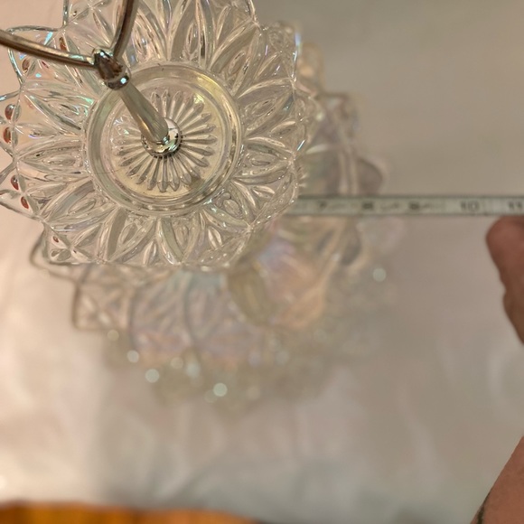 Rainbow crystal three tier candy dish - Picture 4 of 14